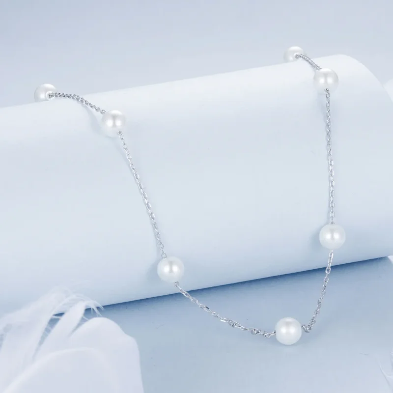 (imagine pentru) Colier stil PANDORA Gypsophila - BSN389 - Vizualizare 2