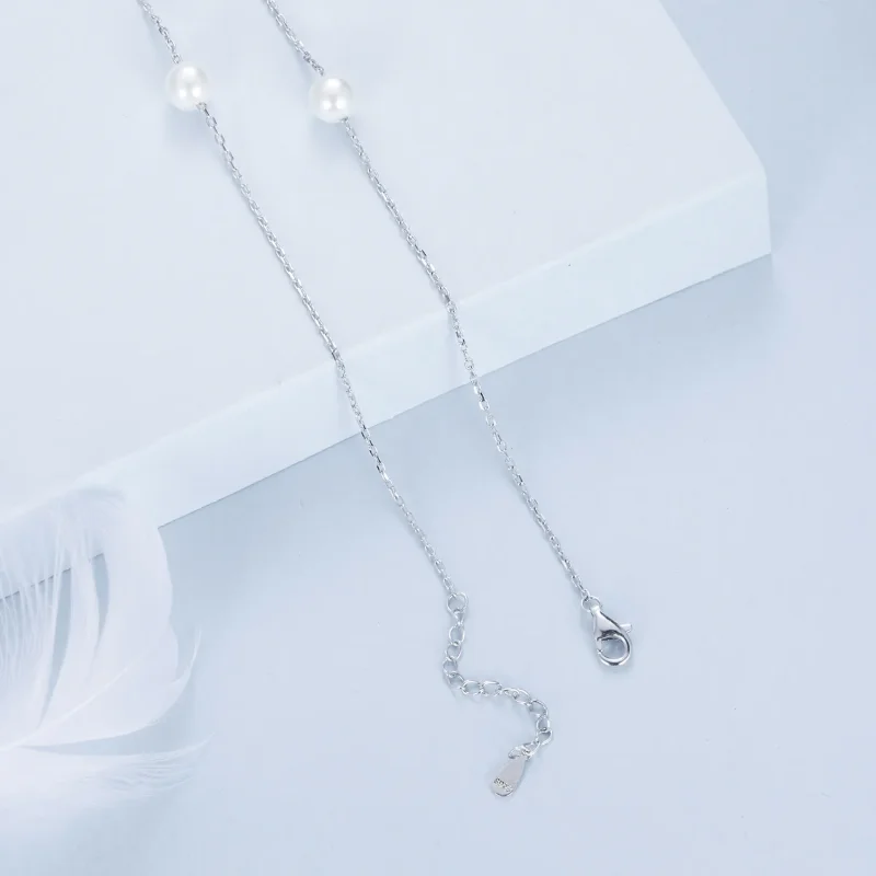 (imagine pentru) Colier stil PANDORA Gypsophila - BSN389 - Vizualizare 5