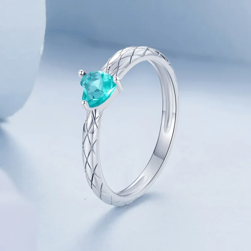 (imagine pentru) Inel cu model cu diamante PANDORA Tip Heart - BSR563 - Vizualizare 2
