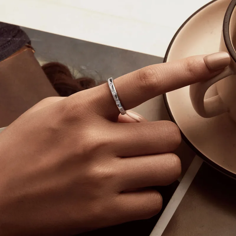 (imagine pentru) Inel PANDORA Tip Love Infinite Loop - BSR561 - Vizualizare 5