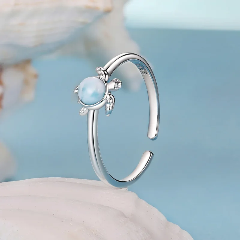 (imagine pentru) Inel Turtle Style PANDORA - BSR553-E - Vizualizare 2