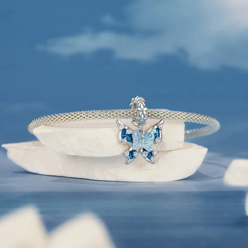 (imagine pentru) Charm Fluture Stil PANDORA - BSC1025 - Vizualizare 3