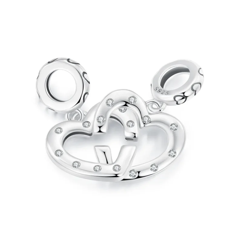 (imagine pentru) Catarama dubla PANDORA Tip Love - SCC2773 - Vizualizare 2