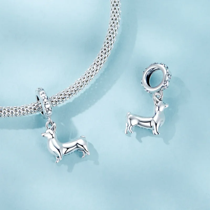 (imagine pentru) Pandantiv Corgi Stil PANDORA - SCC2783 - Vizualizare 4