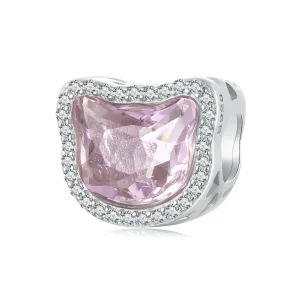 (imagine pentru) Charm PANDORA Tip Pink Cat - BSC1020