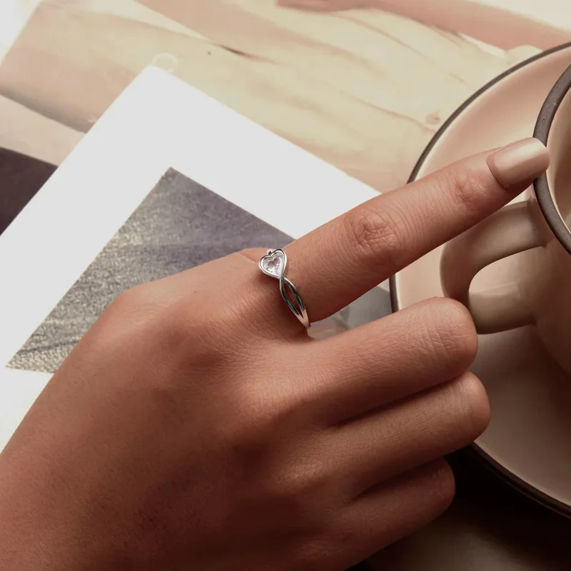 (imagine pentru) Inel PANDORA Tip Love Infinity - BSR550 - Vizualizare 5