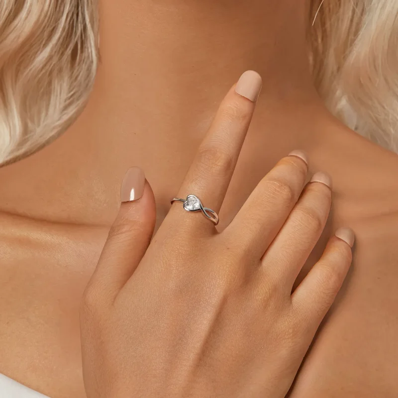 (imagine pentru) Inel PANDORA Tip Love Infinity - BSR550 - Vizualizare 6