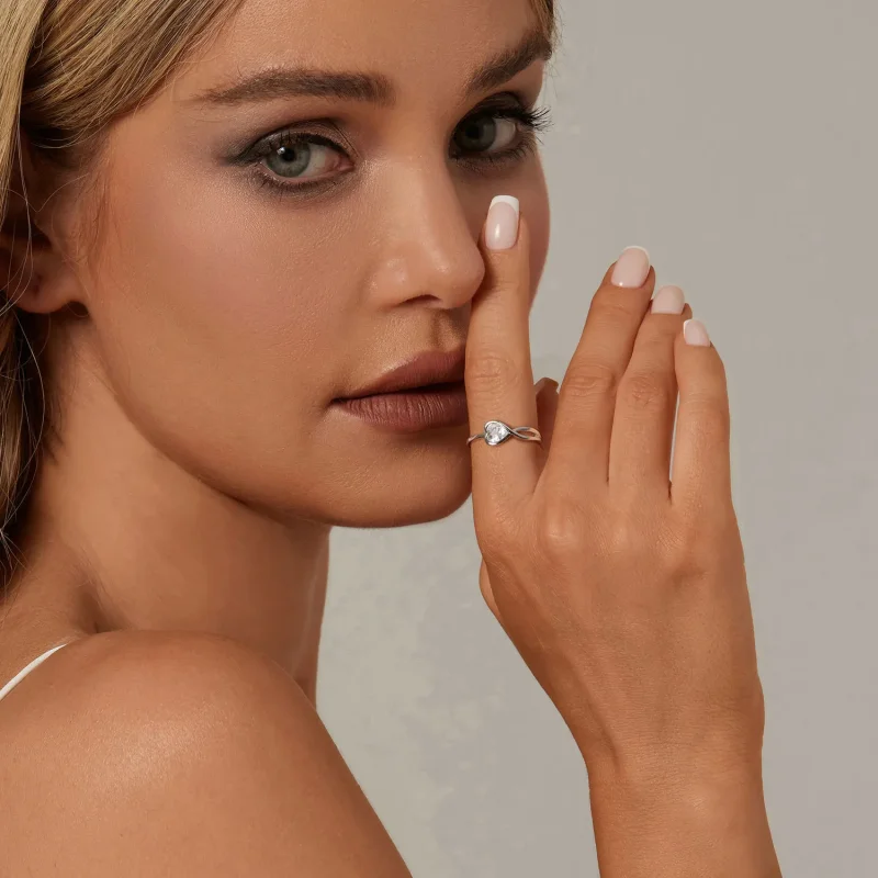 (imagine pentru) Inel PANDORA Tip Love Infinity - BSR550 - Vizualizare 7