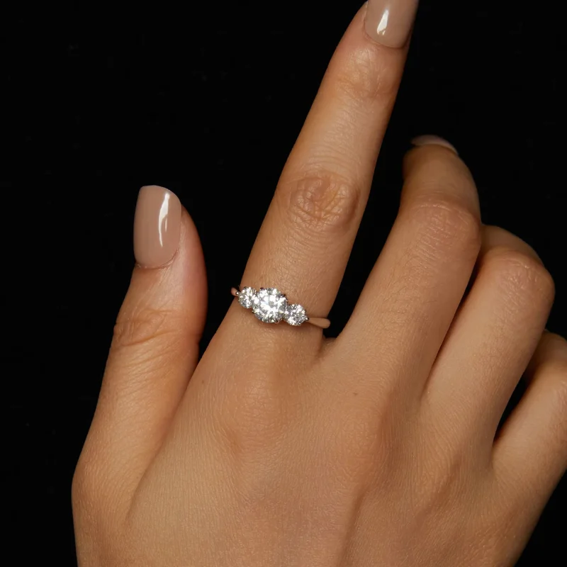 (imagine pentru) Inel Moissanite Style Romantic 1ct PANDORA (cu un certificat) - MSR051-E - Vizualizare 4