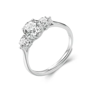 (imagine pentru) Inel Moissanite Style Romantic 1ct PANDORA (cu un certificat) - MSR051-E