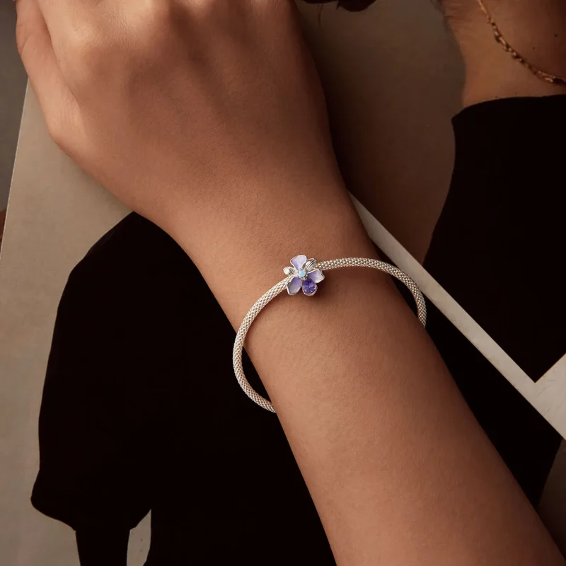(imagine pentru) Charm PANDORA Tip Romantic Iris - BSC1031 - Vizualizare 6