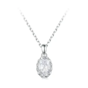 (imagine pentru) PANDORA Tip Brilliant Beauty 1ct Moissanite Colier (cu un certificat) - MSN035