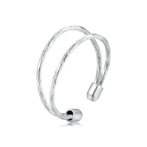 (imagine pentru) PANDORA Tip Inel dublu simplu - SCR1026-E