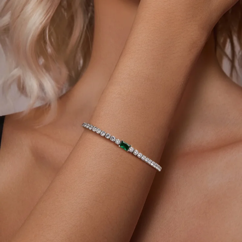 (imagine pentru) Bratara Eleganta Smarald Stil PANDORA - BSB179 - Vizualizare 5