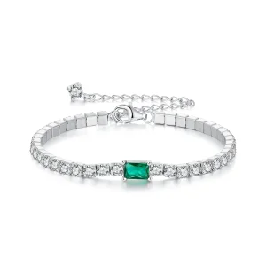 (imagine pentru) Bratara Eleganta Smarald Stil PANDORA - BSB179