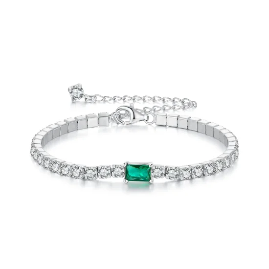 (imagine pentru) Bratara Eleganta Smarald Stil PANDORA - BSB179
