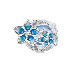 (imagine pentru) Stil PANDORA Breloc cu flori mici de delphinium - BSC1029