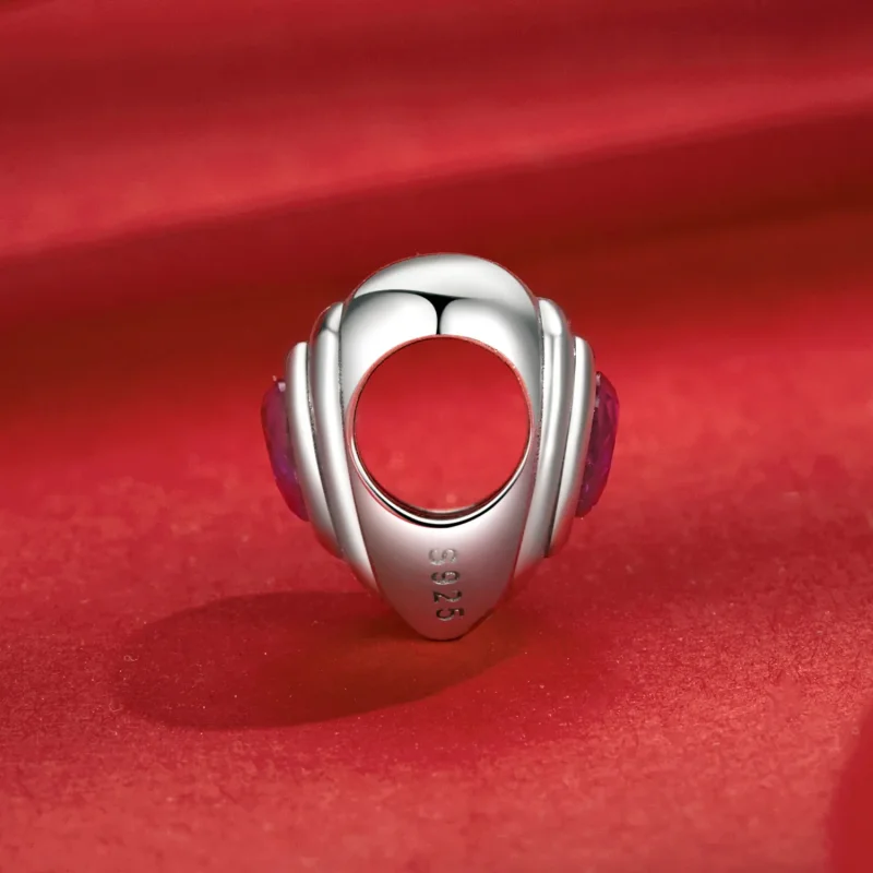 (imagine pentru) Charm PANDORA Tip Love Heart Classic Halo - SCC2776 - Vizualizare 3