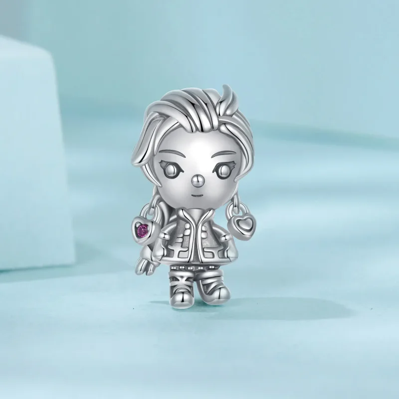 (imagine pentru) PANDORA Tip Punk Girl Charm - SCC2793 - Vizualizare 2
