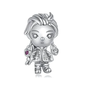 (imagine pentru) PANDORA Tip Punk Girl Charm - SCC2793