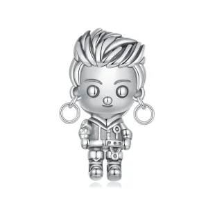 (imagine pentru) PANDORA Tip Punk Boy Charm - SCC2792