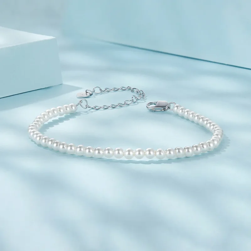 (imagine pentru) Brățară Australian White Pearl Stil PANDORA - SCB280 - Vizualizare 3