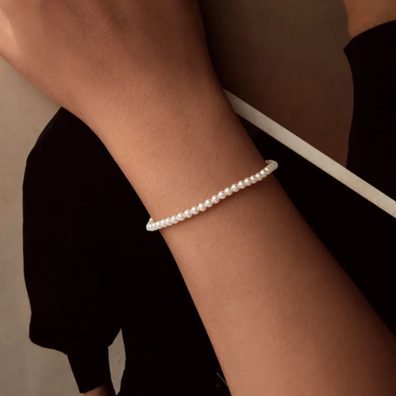 (imagine pentru) Brățară Australian White Pearl Stil PANDORA - SCB280 - Vizualizare 5