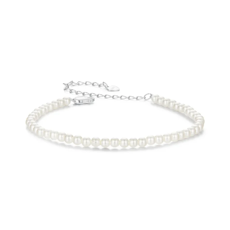 (imagine pentru) Brățară Australian White Pearl Stil PANDORA - SCB280