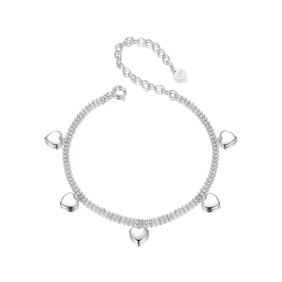 (imagine pentru) Bratara din margele PANDORA Style Love cu strat dublu - BSB190