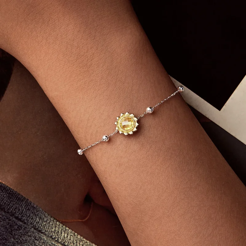 (imagine pentru) Bratara Stil Floarea Soarelui PANDORA - SCB282 - Vizualizare 5