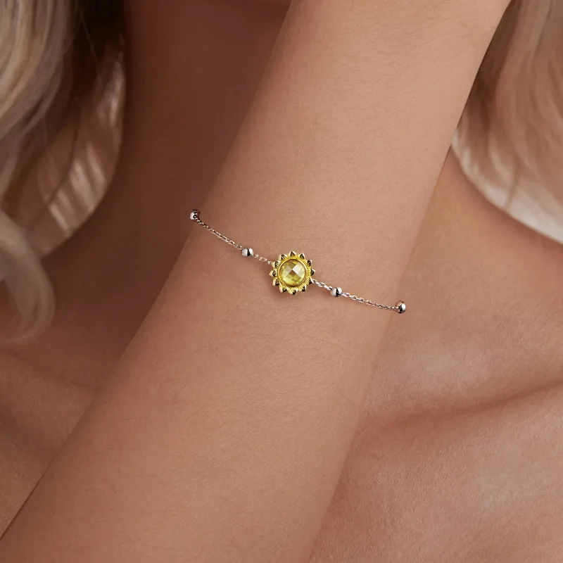 (imagine pentru) Bratara Stil Floarea Soarelui PANDORA - SCB282 - Vizualizare 6