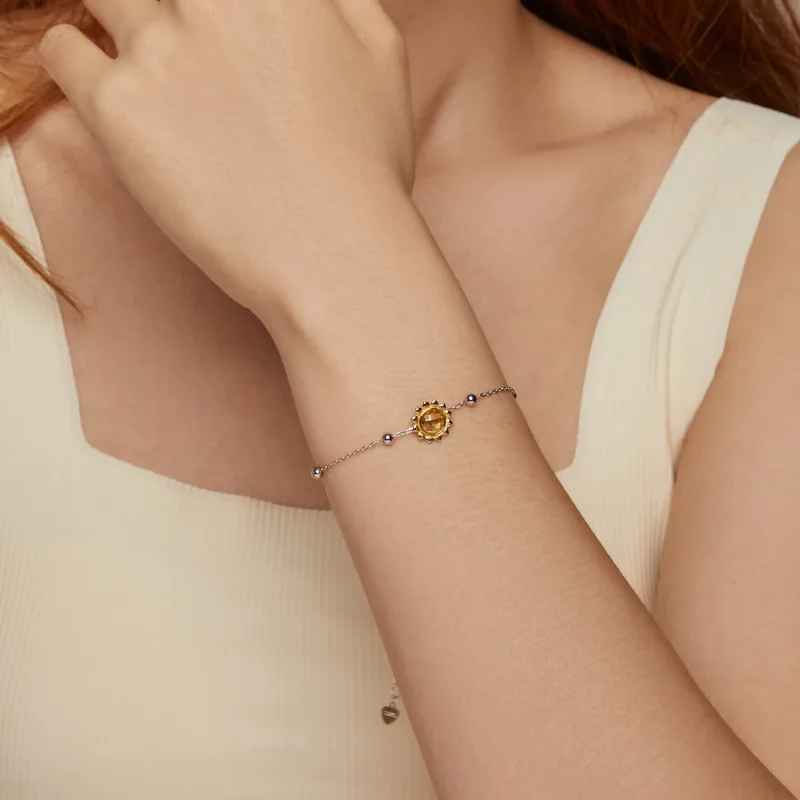(imagine pentru) Bratara Stil Floarea Soarelui PANDORA - SCB282 - Vizualizare 10