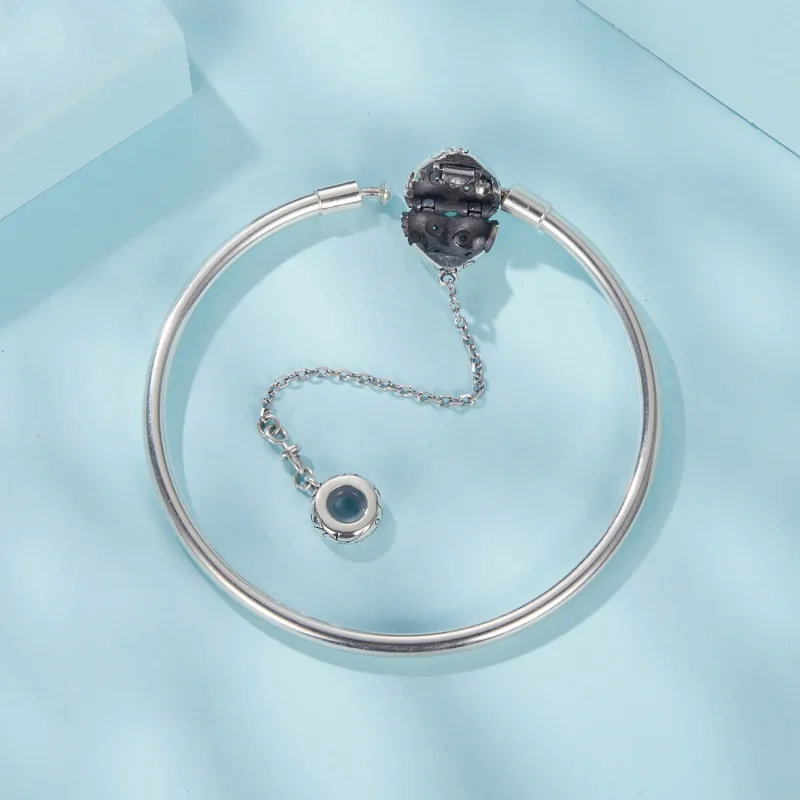 (imagine pentru) Bratara Vintage Inima Stil PANDORA - SCB287 - Vizualizare 4