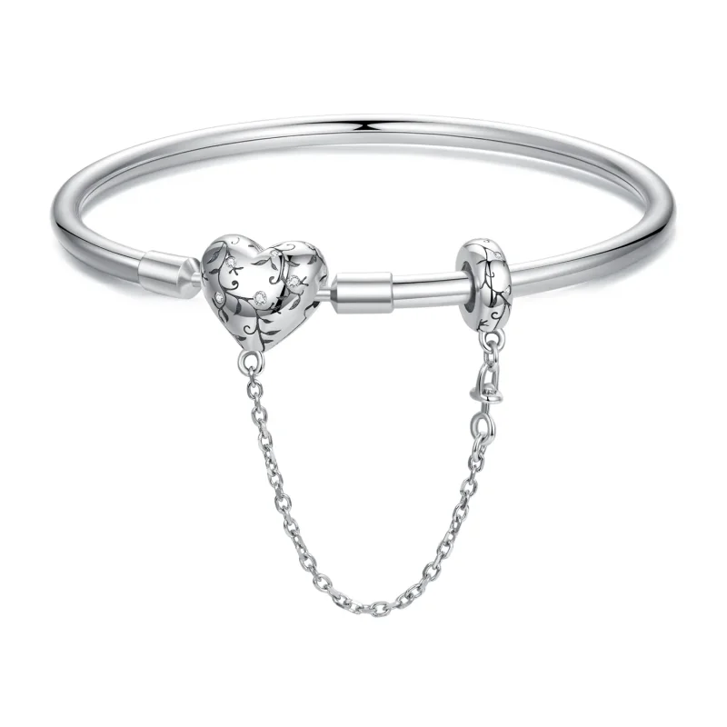 (imagine pentru) Bratara Vintage Inima Stil PANDORA - SCB287
