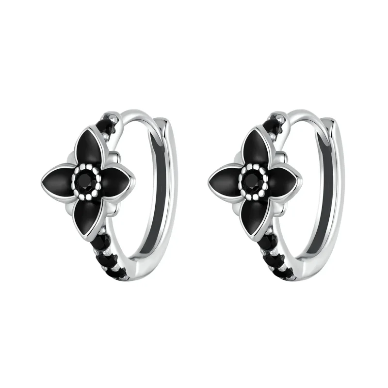 (imagine pentru) Cercei cu flori de noapte in stil PANDORA - SCE1801