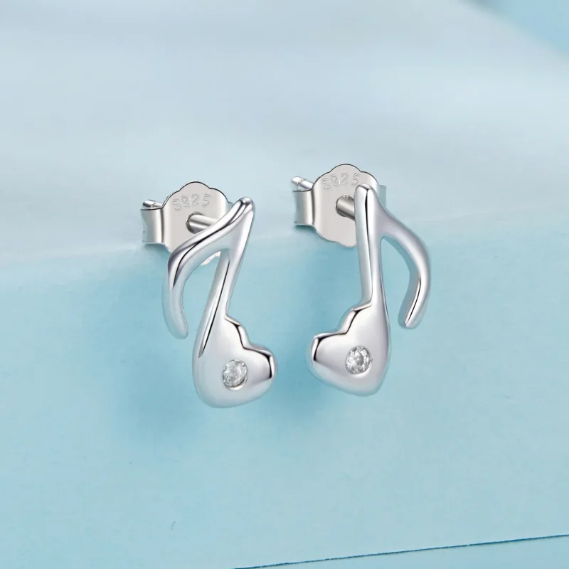 (imagine pentru) Cercei cu note muzicale PANDORA Style Heart - SCE1805 - Vizualizare 2