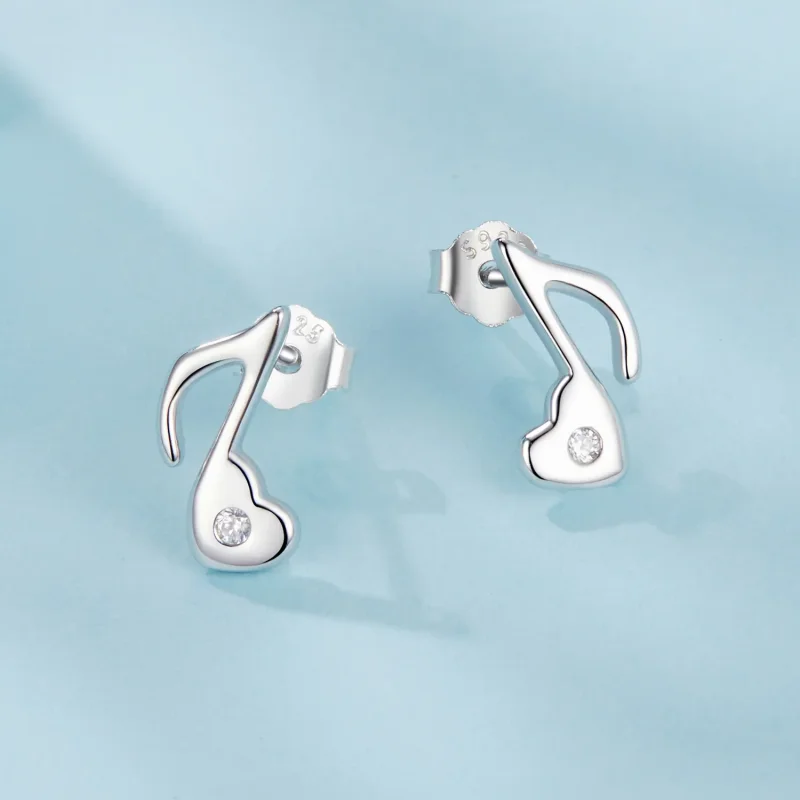 (imagine pentru) Cercei cu note muzicale PANDORA Style Heart - SCE1805 - Vizualizare 3