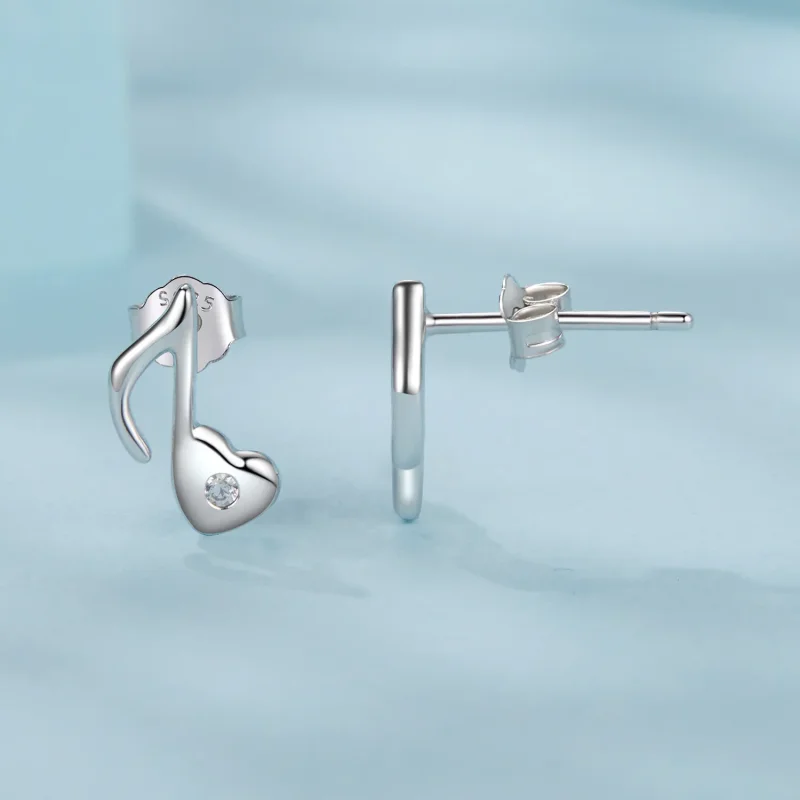 (imagine pentru) Cercei cu note muzicale PANDORA Style Heart - SCE1805 - Vizualizare 4