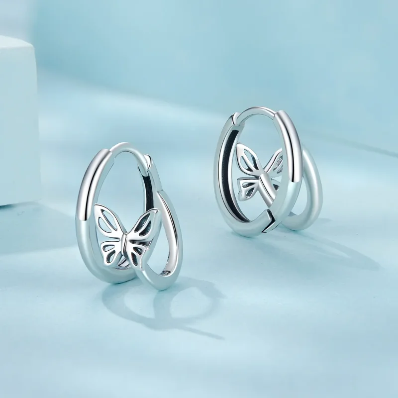 (imagine pentru) Cercei Fluture Stil PANDORA - SCE1766 - Vizualizare 3