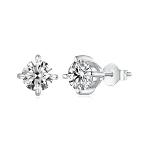 (imagine pentru) Cercei Moissanite Stil PANDORA 1ct - MSE038-L
