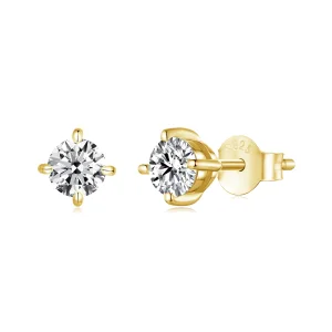 (imagine pentru) Cercei Moissanite Style 0.5ct PANDORA - MSE038-BM