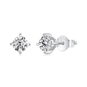 (imagine pentru) Cercei Moissanite Style 0.5ct PANDORA - MSE038-M