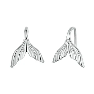 (imagine pentru) Cercei PANDORA Style Fishtail - SCE1807