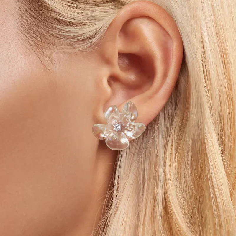 (imagine pentru) Cercei PANDORA Style Fresh flower - SCE1804 - Vizualizare 5