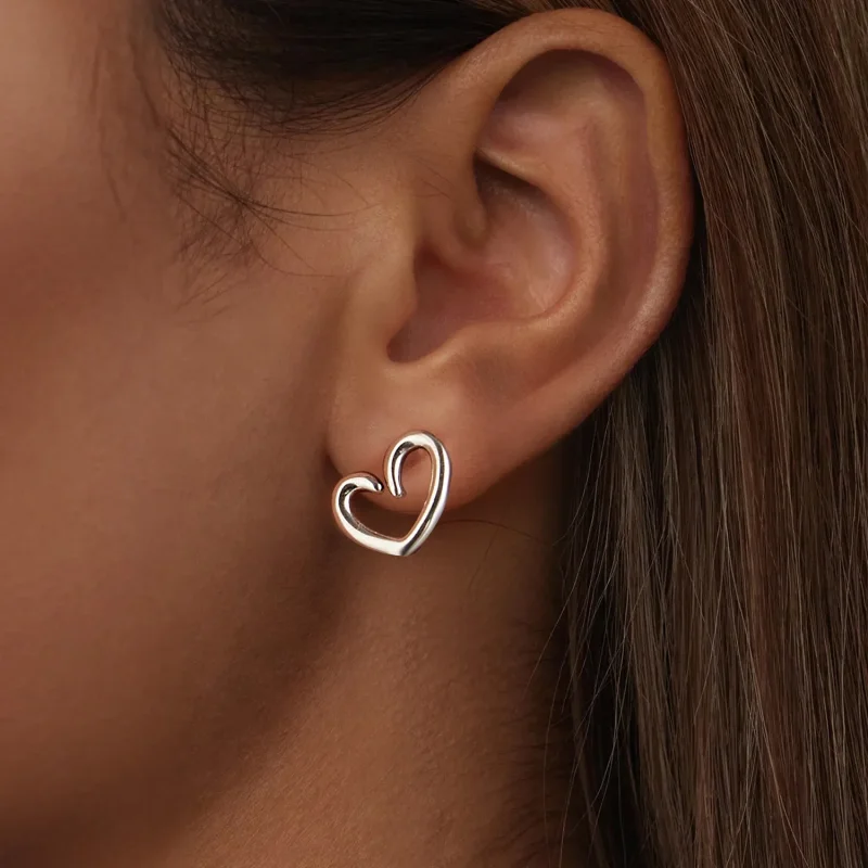 (imagine pentru) Cercei PANDORA Style Heart - SCE1769 - Vizualizare 6