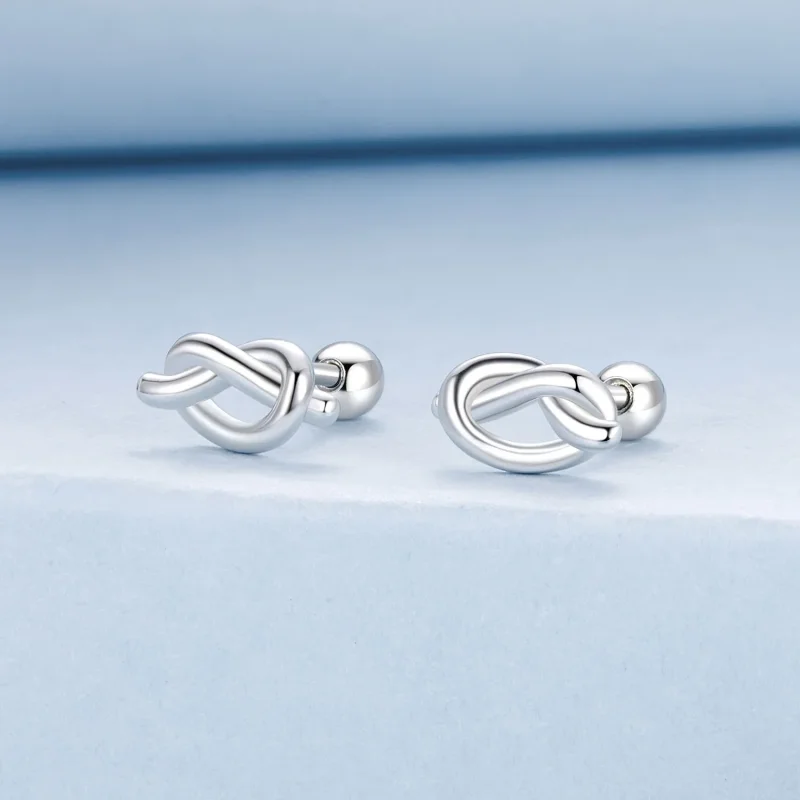 (imagine pentru) Cercei PANDORA Style Knot - BSE1051 - Vizualizare 2
