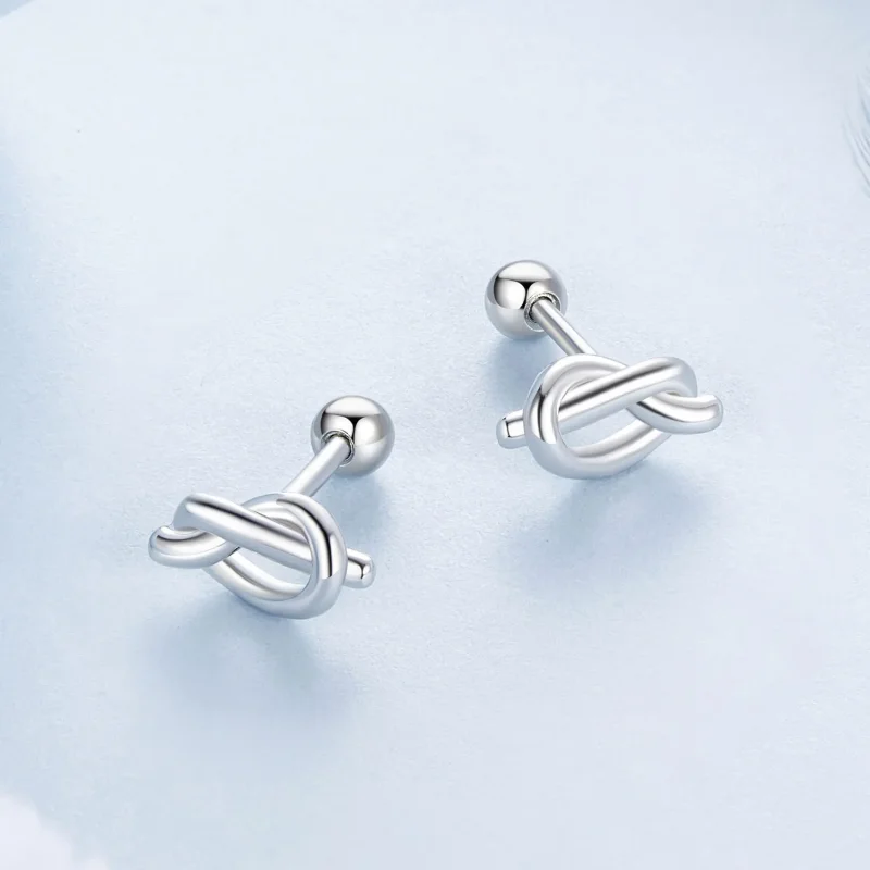(imagine pentru) Cercei PANDORA Style Knot - BSE1051 - Vizualizare 3