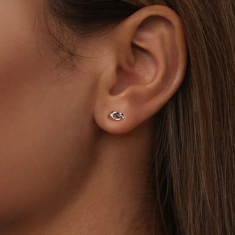 (imagine pentru) Cercei PANDORA Style Knot - BSE1051 - Vizualizare 6