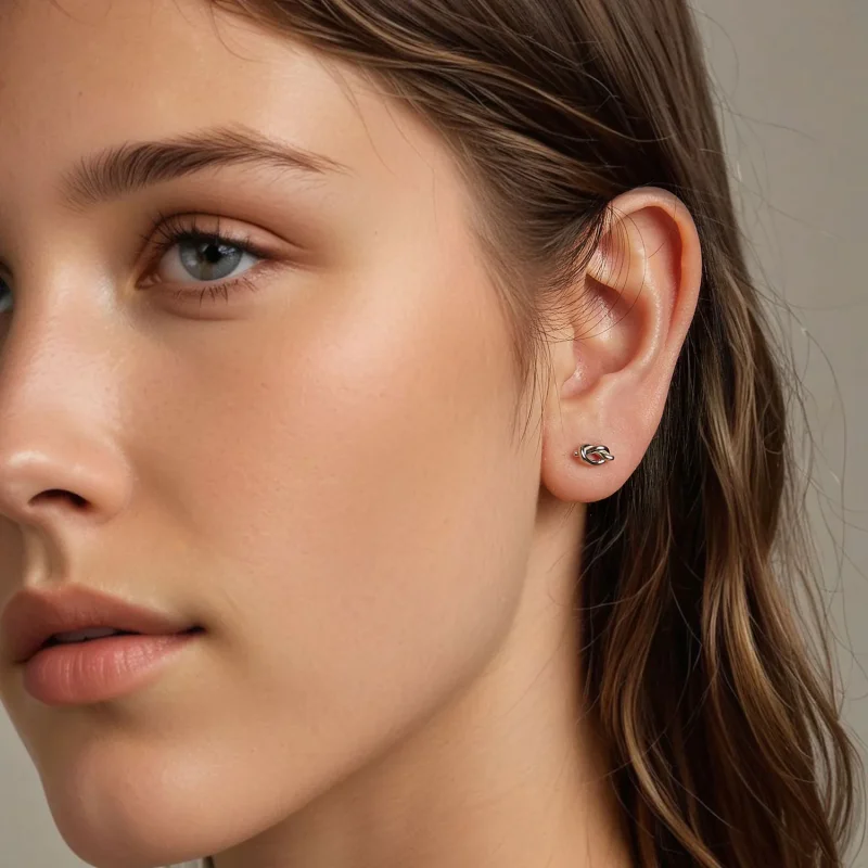 (imagine pentru) Cercei PANDORA Style Knot - BSE1051 - Vizualizare 7