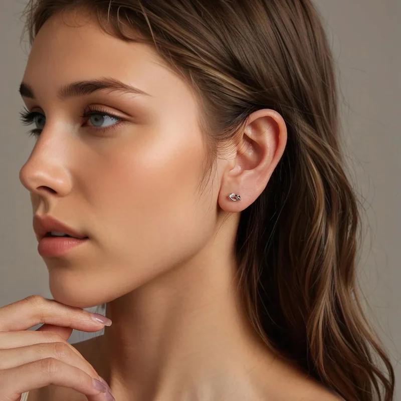 (imagine pentru) Cercei PANDORA Style Knot - BSE1051 - Vizualizare 8